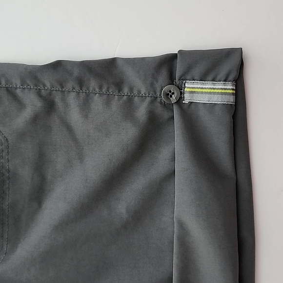 Cloudveil Men's Grey Stone Shorts Roll  Up Hem Hiking Travel Lightweight Size XL - Picture 6 of 15